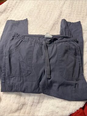 Uniform Advantage Navy Elastic-Waist Scrub Joggers with Drawstring